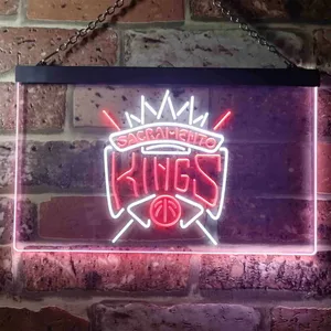 Sacramento Kings Logo Neon-Like LED Sign - Legacy Edition
