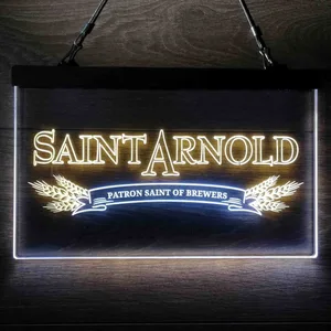 Saint Arnold Banner Neon-Like LED Sign
