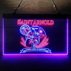 Saint Arnold Patron Saint of Brewers Neon-Like LED Sign