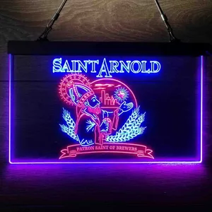 Saint Arnold Patron Saint of Brewers Neon-Like LED Sign