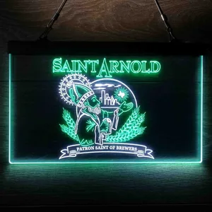 Saint Arnold Patron Saint of Brewers Neon-Like LED Sign