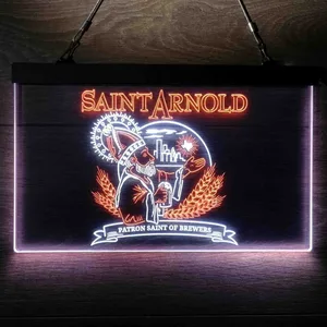 Saint Arnold Patron Saint of Brewers Neon-Like LED Sign