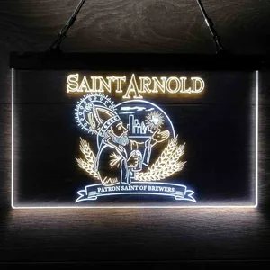 Saint Arnold Patron Saint of Brewers Neon-Like LED Sign