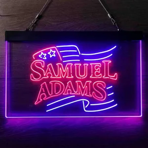 Samuel Adams American Flag Neon-Like LED Sign