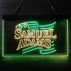 Samuel Adams American Flag Neon-Like LED Sign