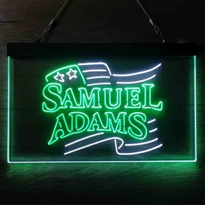 Samuel Adams American Flag Neon-Like LED Sign