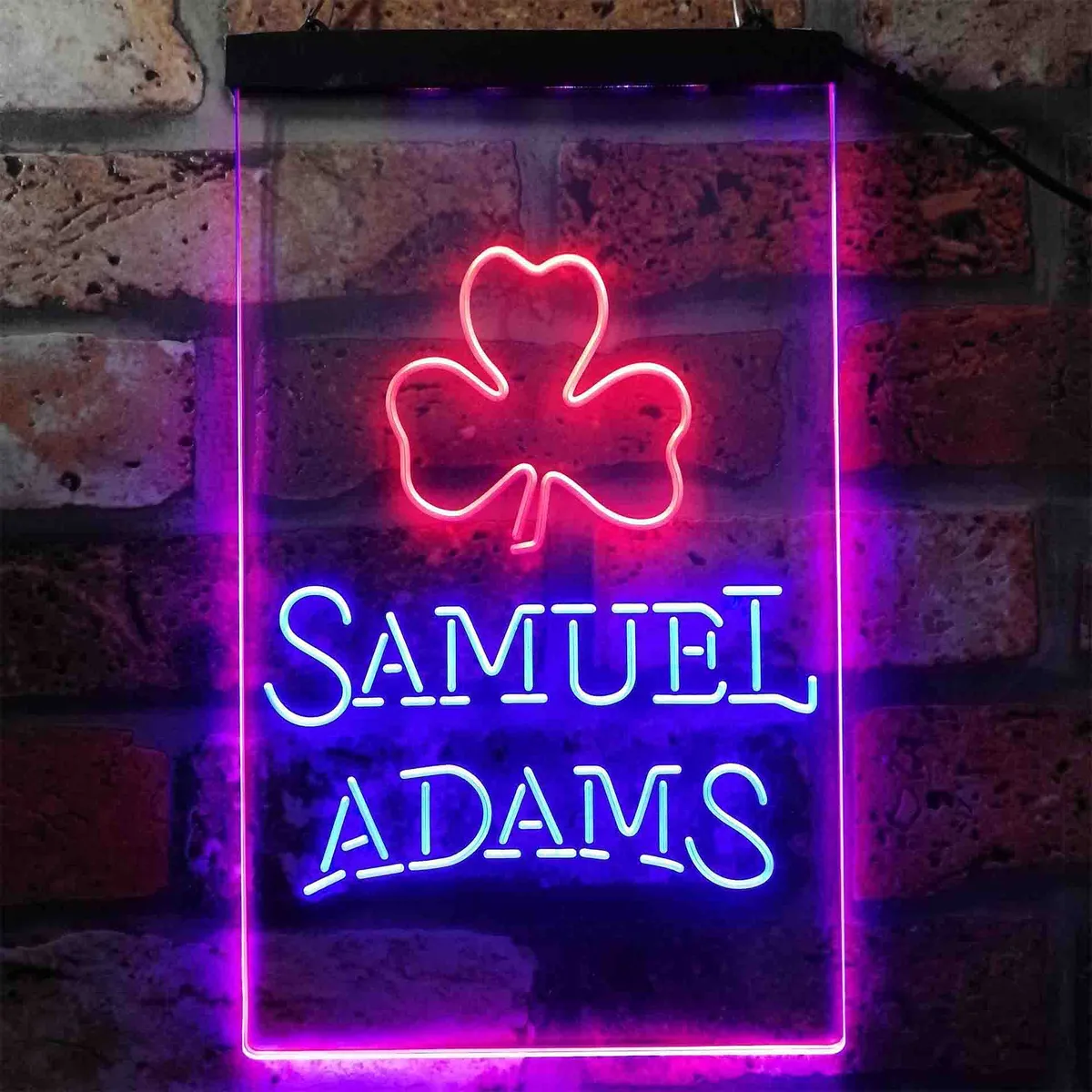 Samuel Adams Clover Shamrock Neon-Like LED Sign