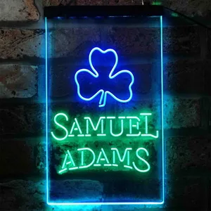 Samuel Adams Clover Shamrock Neon-Like LED Sign