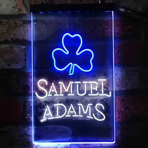 Samuel Adams Clover Shamrock Neon-Like LED Sign