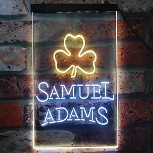 Samuel Adams Clover Shamrock Neon-Like LED Sign
