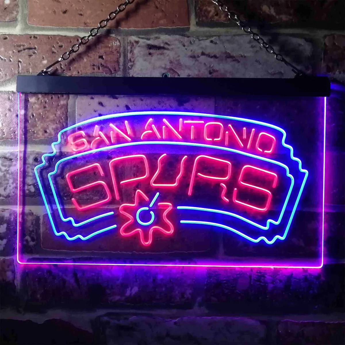 San Antonio Spurs Logo Neon-Like LED Sign - Legacy Edition