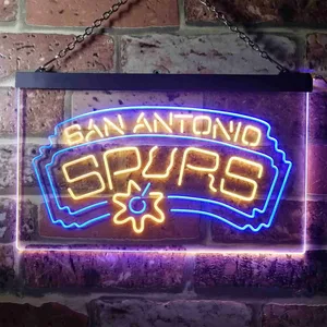 San Antonio Spurs Logo Neon-Like LED Sign - Legacy Edition