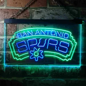 San Antonio Spurs Logo Neon-Like LED Sign - Legacy Edition