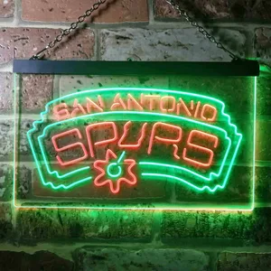 San Antonio Spurs Logo Neon-Like LED Sign - Legacy Edition