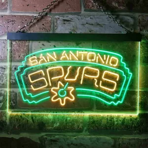 San Antonio Spurs Logo Neon-Like LED Sign - Legacy Edition