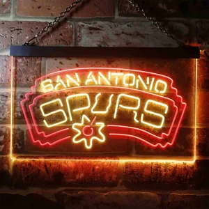 San Antonio Spurs Logo Neon-Like LED Sign - Legacy Edition