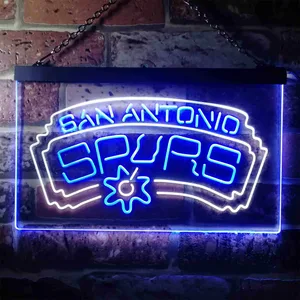 San Antonio Spurs Logo Neon-Like LED Sign - Legacy Edition