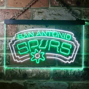 San Antonio Spurs Logo Neon-Like LED Sign - Legacy Edition