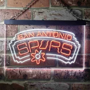 San Antonio Spurs Logo Neon-Like LED Sign - Legacy Edition