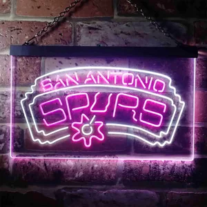 San Antonio Spurs Logo Neon-Like LED Sign - Legacy Edition