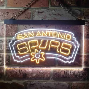 San Antonio Spurs Logo Neon-Like LED Sign - Legacy Edition