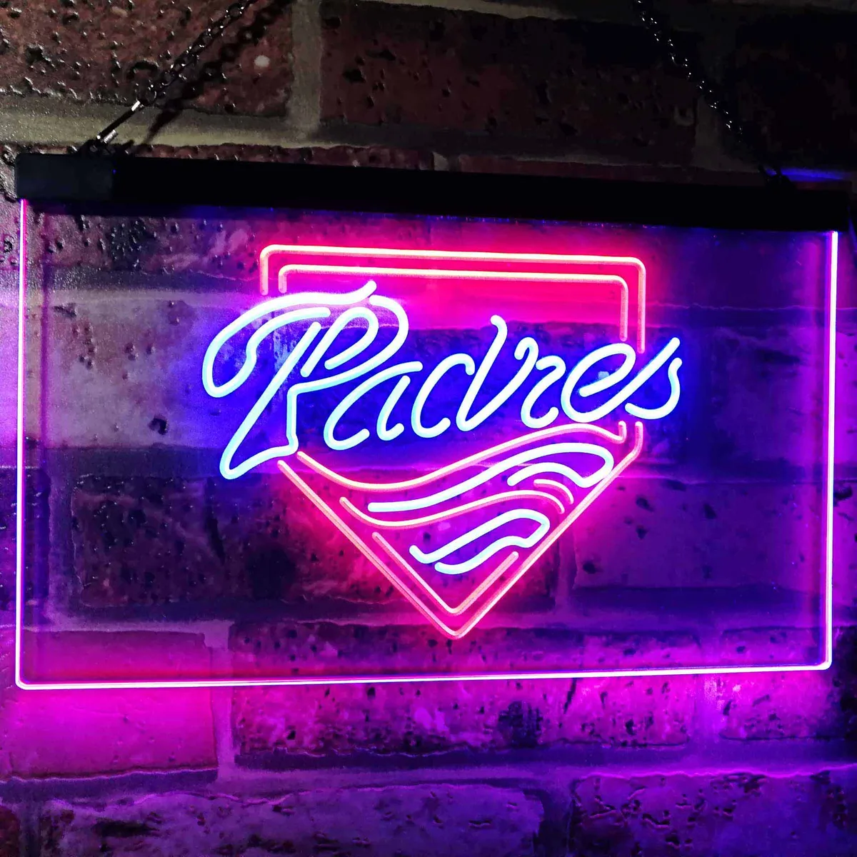 San Diego Padres  Logo 1 Neon-Like LED Sign - Legacy Edition