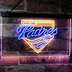 San Diego Padres  Logo 1 Neon-Like LED Sign - Legacy Edition