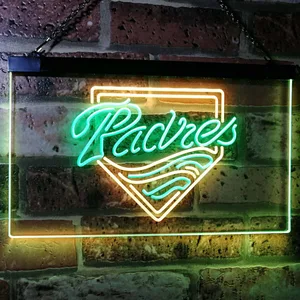 San Diego Padres  Logo 1 Neon-Like LED Sign - Legacy Edition