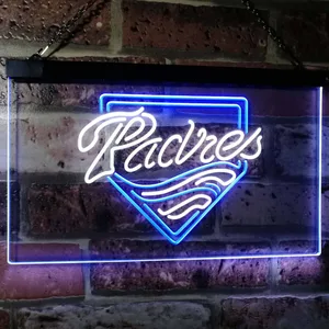 San Diego Padres  Logo 1 Neon-Like LED Sign - Legacy Edition