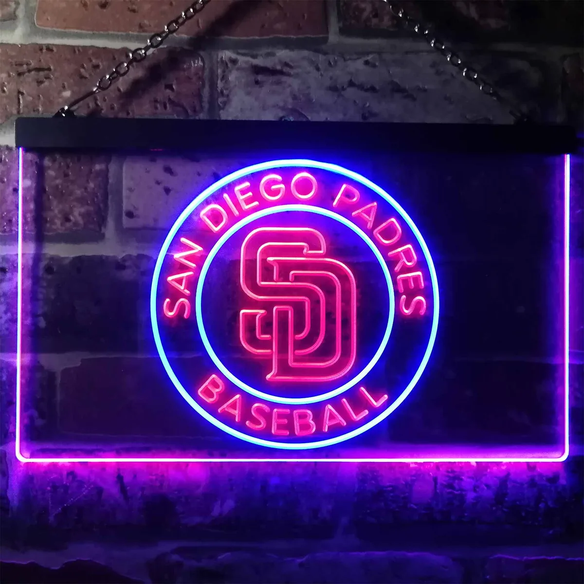 San Diego Padres  Logo 2 Neon-Like LED Sign