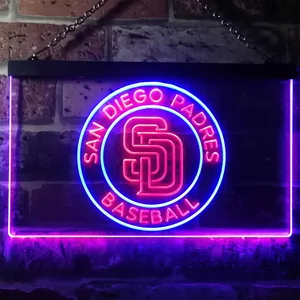 San Diego Padres  Logo 2 Neon-Like LED Sign