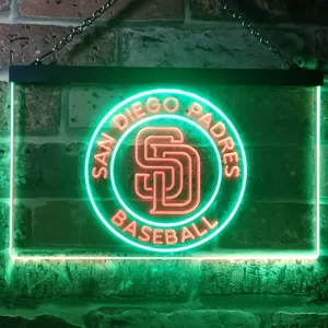 San Diego Padres  Logo 2 Neon-Like LED Sign