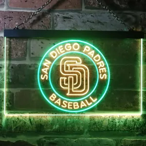 San Diego Padres  Logo 2 Neon-Like LED Sign