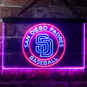 San Diego Padres  Logo 2 Neon-Like LED Sign