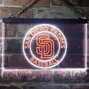San Diego Padres  Logo 2 Neon-Like LED Sign