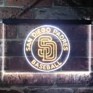 San Diego Padres  Logo 2 Neon-Like LED Sign