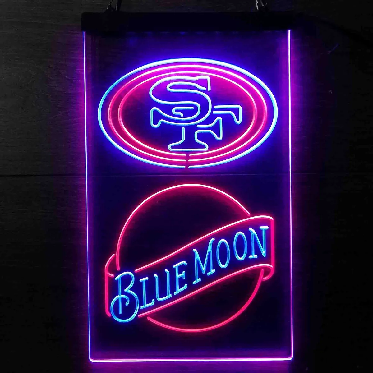 San Francisco 49ers Blue Moon Neon-Like LED Sign