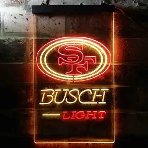 San Francisco 49ers Busch Light Neon-Like LED Sign