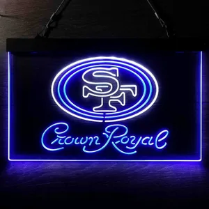 San Francisco 49ers Crown Royal Neon-Like LED Sign