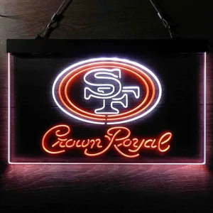 San Francisco 49ers Crown Royal Neon-Like LED Sign