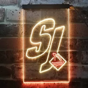 San Jose Sharks Fin 1 Neon-Like LED Sign