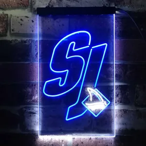 San Jose Sharks Fin 1 Neon-Like LED Sign