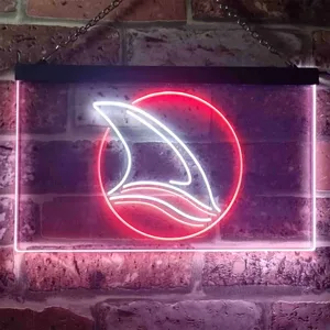 San Jose Sharks Fin 2 Neon-Like LED Sign