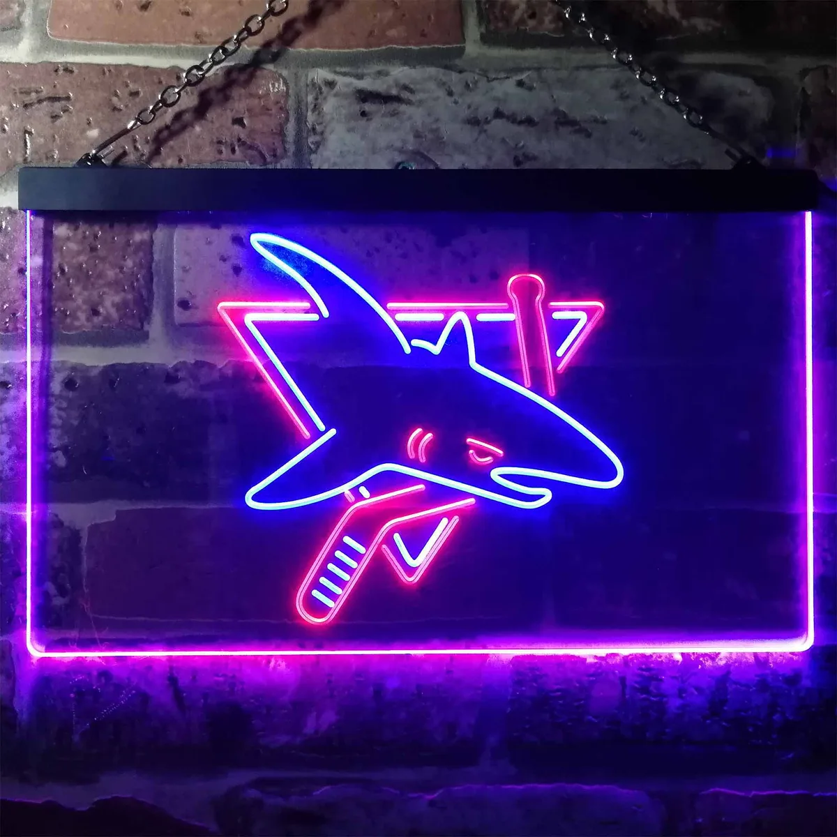 San Jose Sharks Logo 1 Neon-Like LED Sign