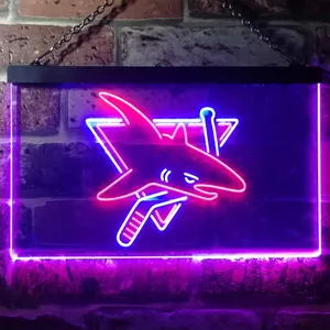 San Jose Sharks Logo 1 Neon-Like LED Sign