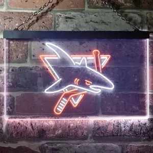 San Jose Sharks Logo 1 Neon-Like LED Sign