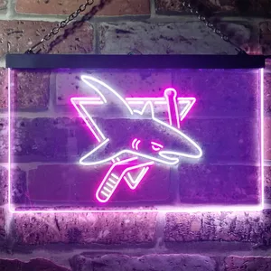 San Jose Sharks Logo 1 Neon-Like LED Sign