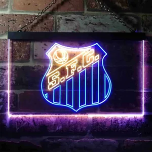 Santos Futebol Clube Logo Neon-Like LED Sign