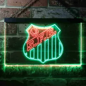 Santos Futebol Clube Logo Neon-Like LED Sign