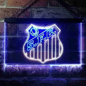 Santos Futebol Clube Logo Neon-Like LED Sign